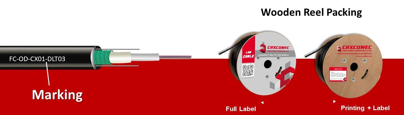 Outdoor Unitube Light Armored GUXTW Fiber Optic Cable
